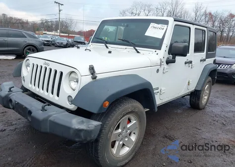 2014 Jeep Wrangler Unlimited Sport z USA, uszkodzony, nr VIN 1C4BJWDG8EL314727